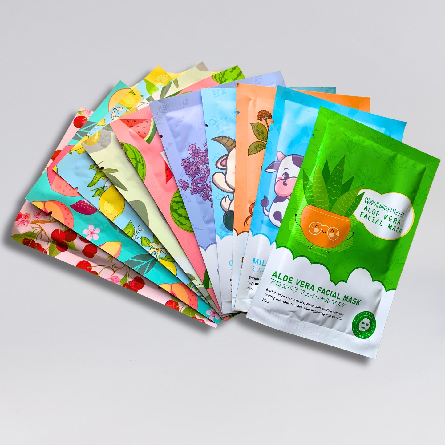 Facial Mask Variety Pack Of 10