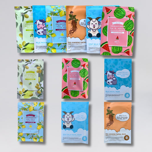 Facial Mask Variety Pack Of 6